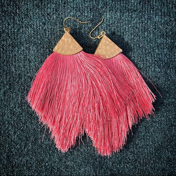 Fringe Tassel Earrings - 3 colors available! - Picture 3 of 5